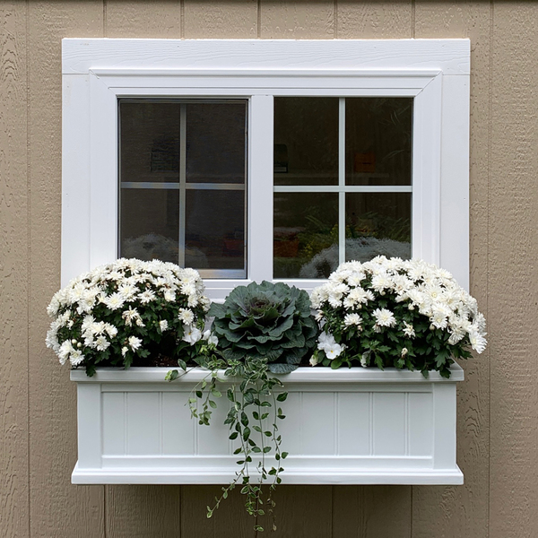 Mayne Cape Cod Window Box 3' - White 4840-W